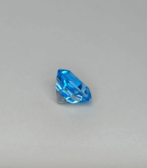 11.85ct Natural Blue Topaz Fancy Cut Faceted Loose Gemstones from Nigeria — view 3